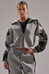RAQUEL ZIP UP SWEATSHIRT