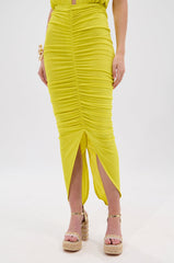 TIMELESS MESH MAXI SKIRT