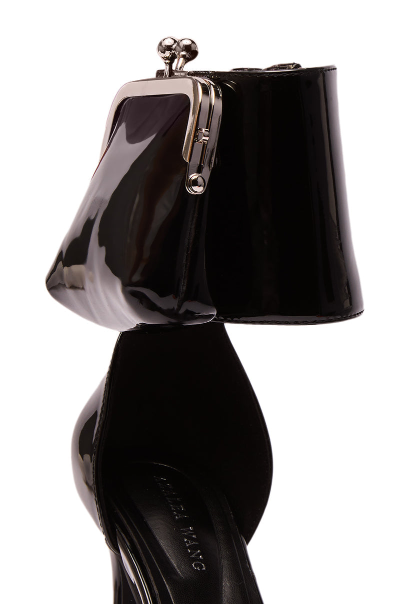 AZALEA WANG TZIVA BLACK COIN PURSE PUMP