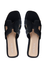 AKIRA VITTORIA BLACK SANDAL