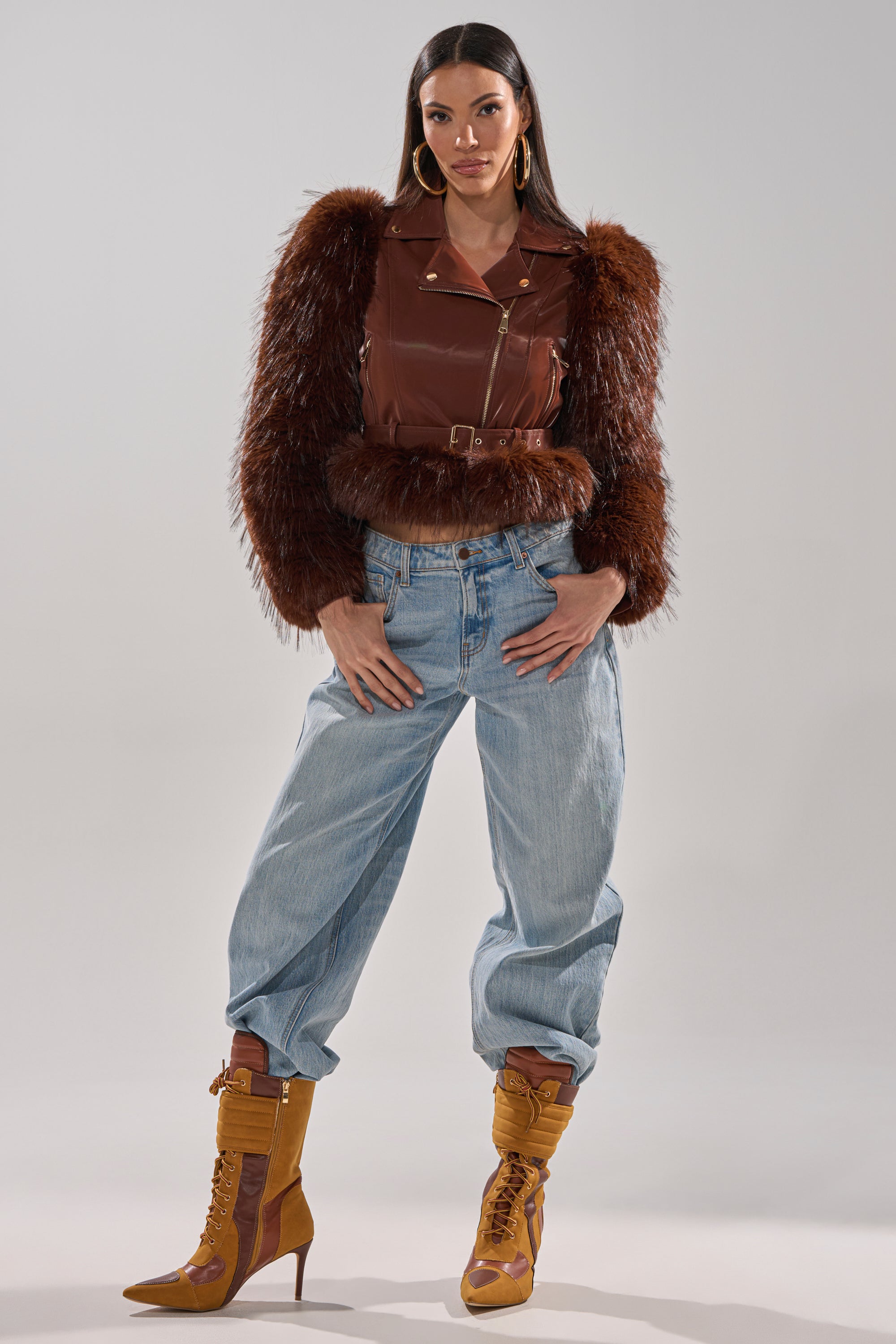 SPEND IT ALL FUR TRIM MOTO