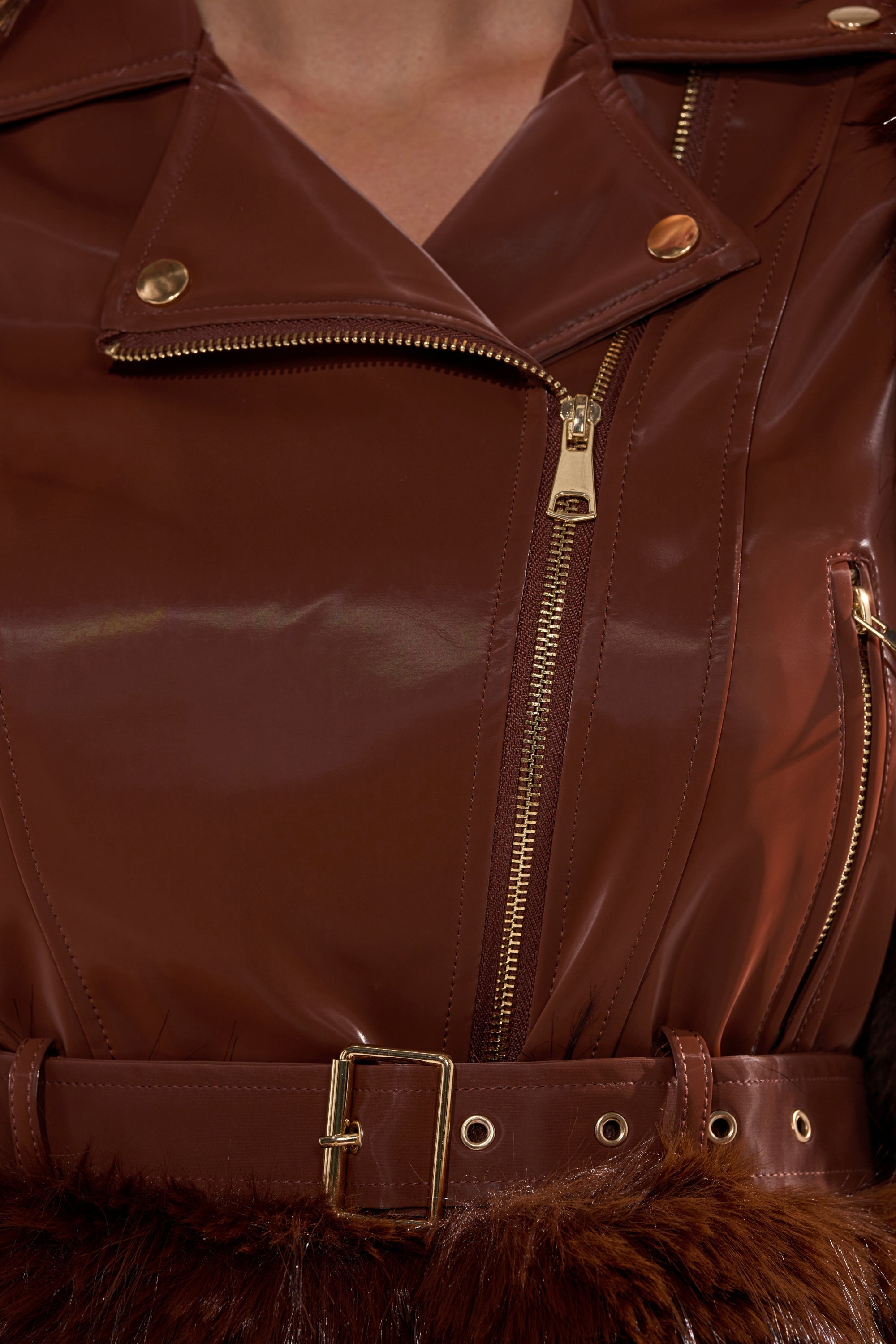 SPEND IT ALL FUR TRIM MOTO