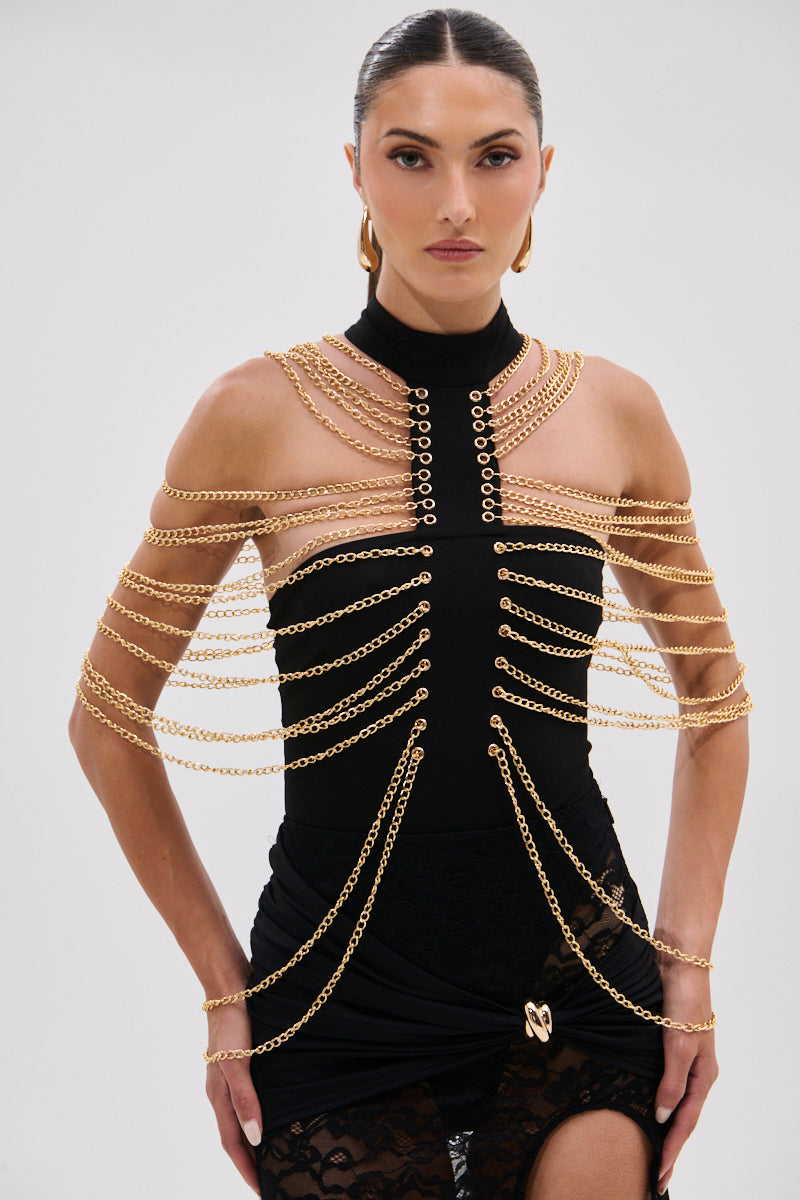 CHAINS DRIP BODYSUIT