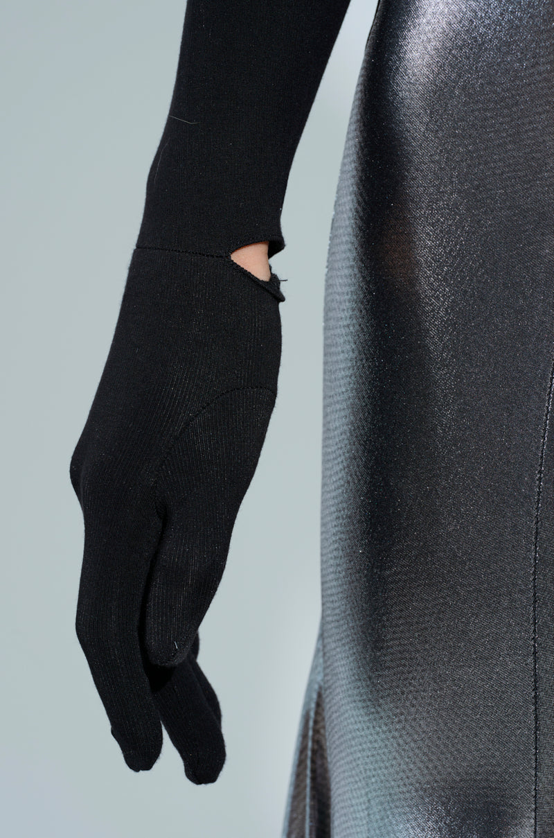 RISE FROM THE ASHES GLOVED KNIT BODYSUIT