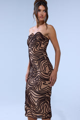 OUT OF THIS WORLD MIDI DRESS