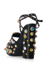 AZALEA WANG BIRCH SILVER EMBELLISHED SANDAL