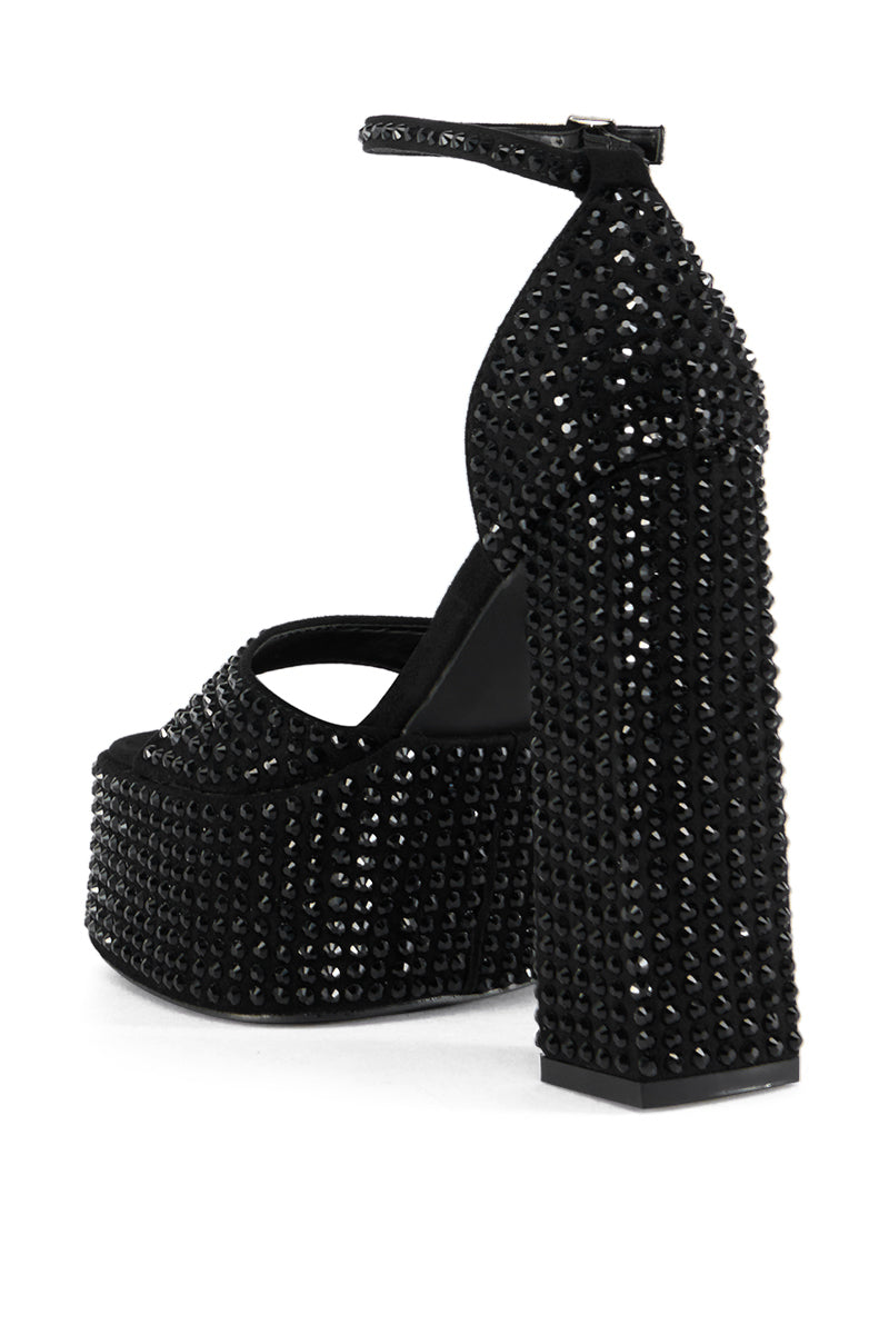 AZALEA WANG WILMORE BLACK SANDAL