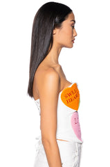 BE MINE BABY SWEETHEART NECKLINE CORSET TOP