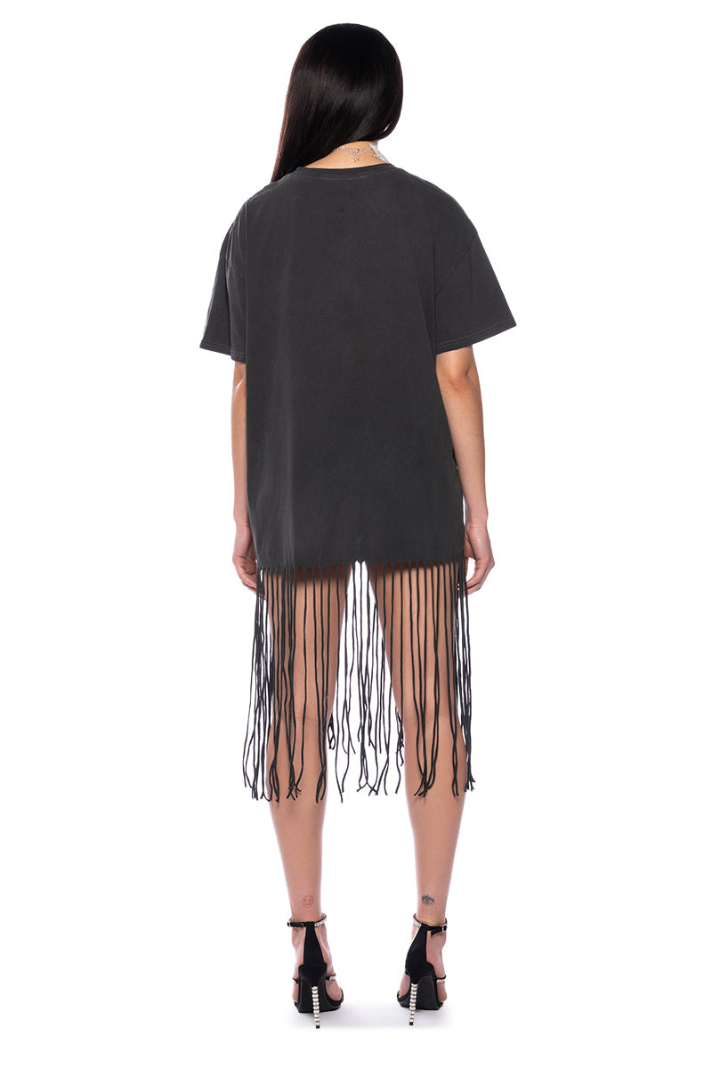 DEF LEPPARD FRINGE DRESS