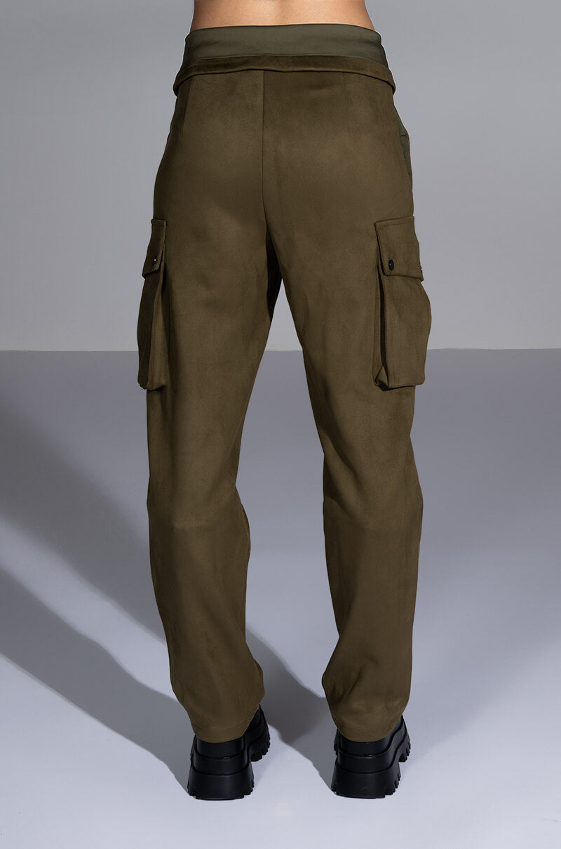 DISTRACTION FOLD OVER CARGO PANTS