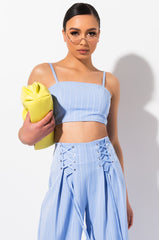 DONT CROSS ME CROP TOP