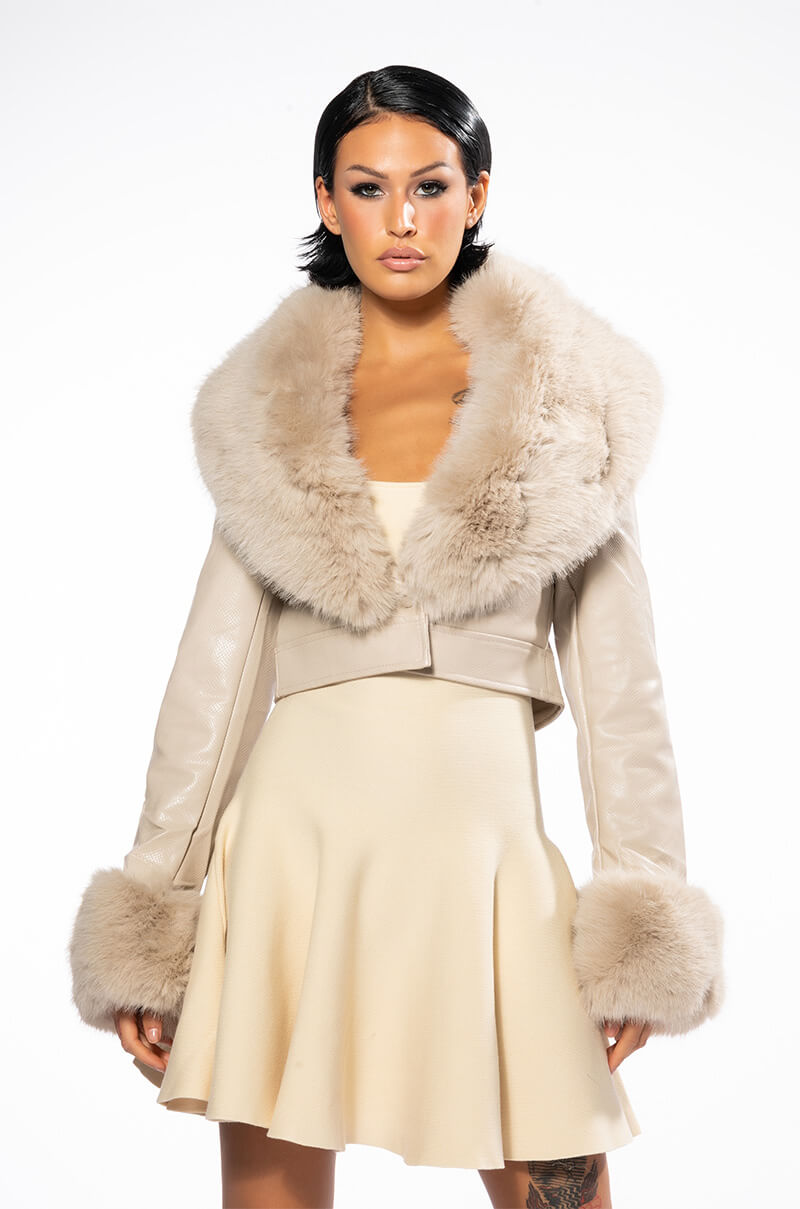 GISELE CROP MOTO BLAZER