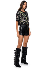 HEART ON MY SLEEVE SHORT SLEEVE T-SHIRT