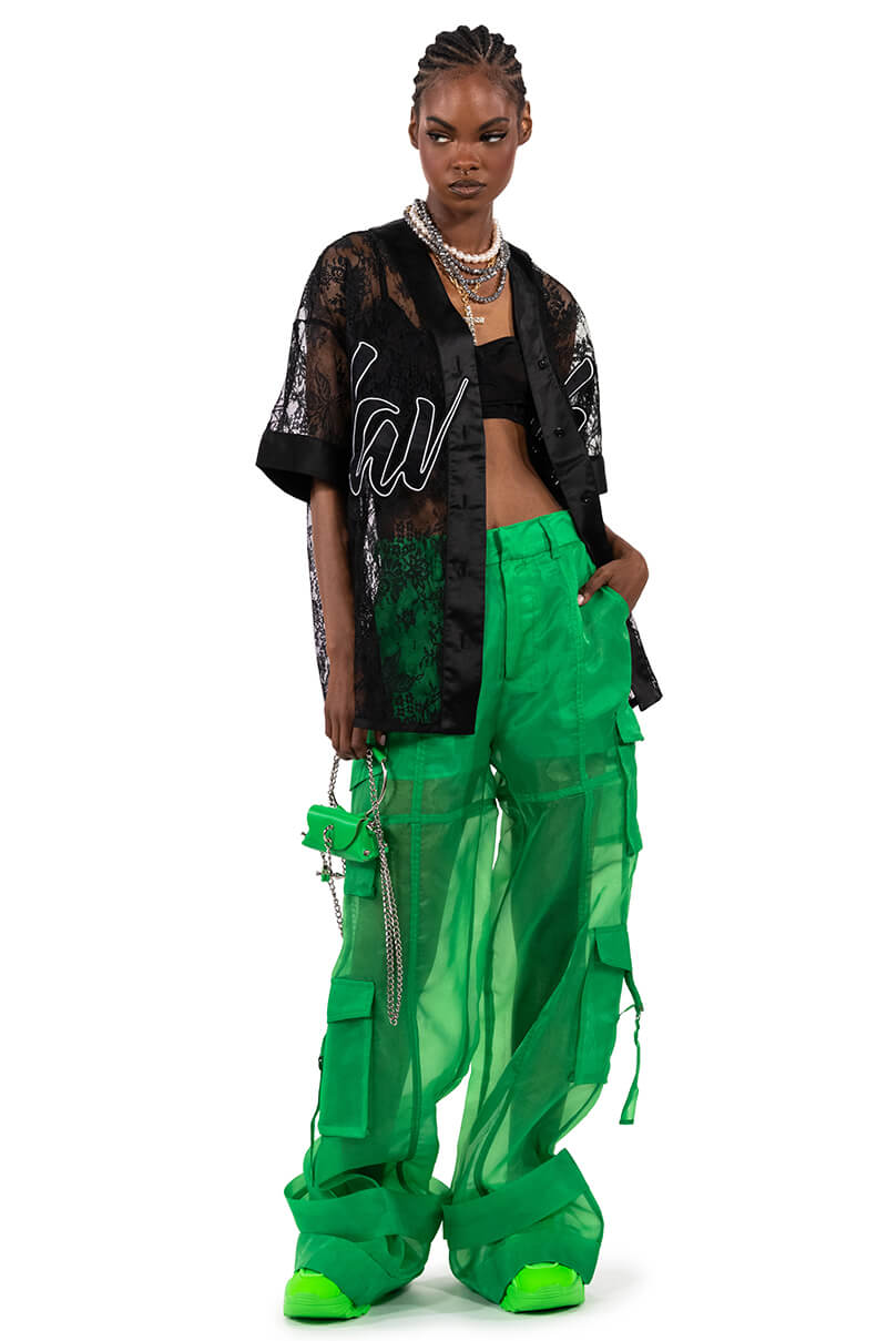 LAVISH FLORAL LACE JERSEY