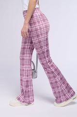 LOOKING FOR SOME FUN PLAID FLARE LEGGING