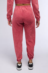 MADDIE WASHED KNIT JOGGER