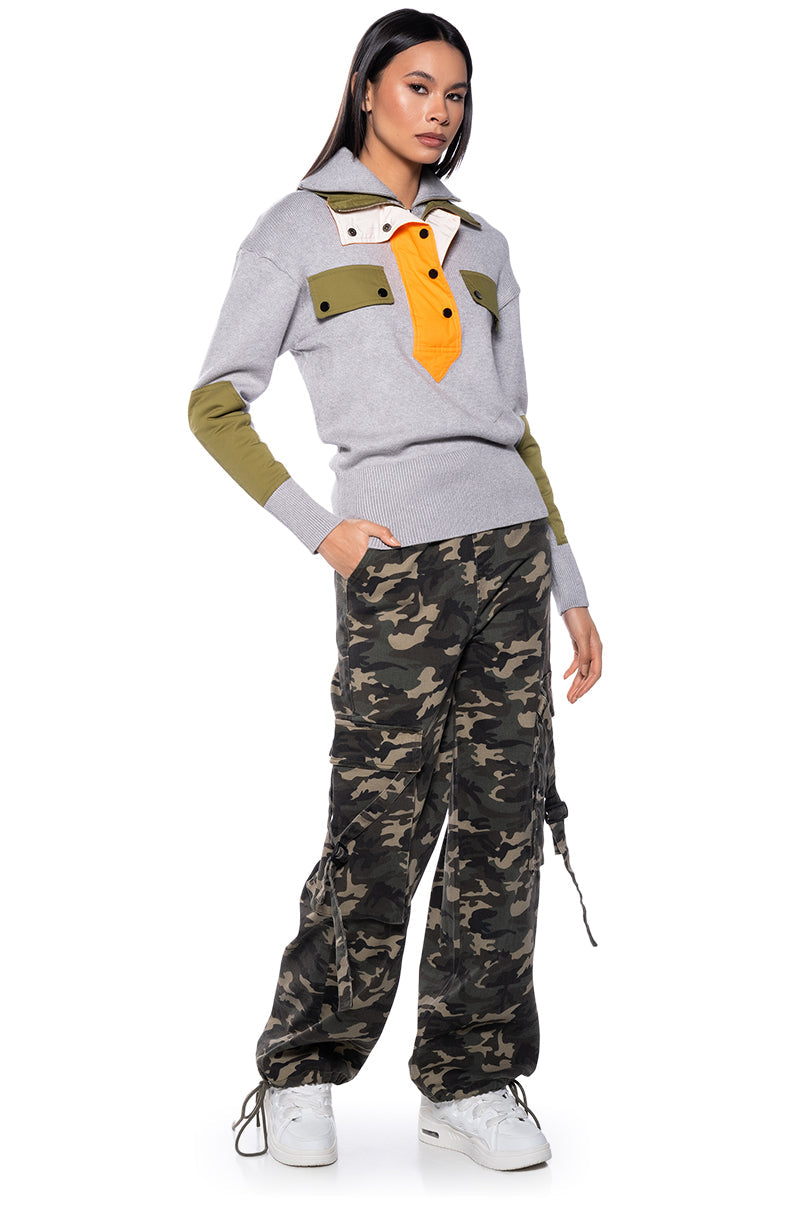 ON THE MOVE PULLOVER SWEATSHIRT