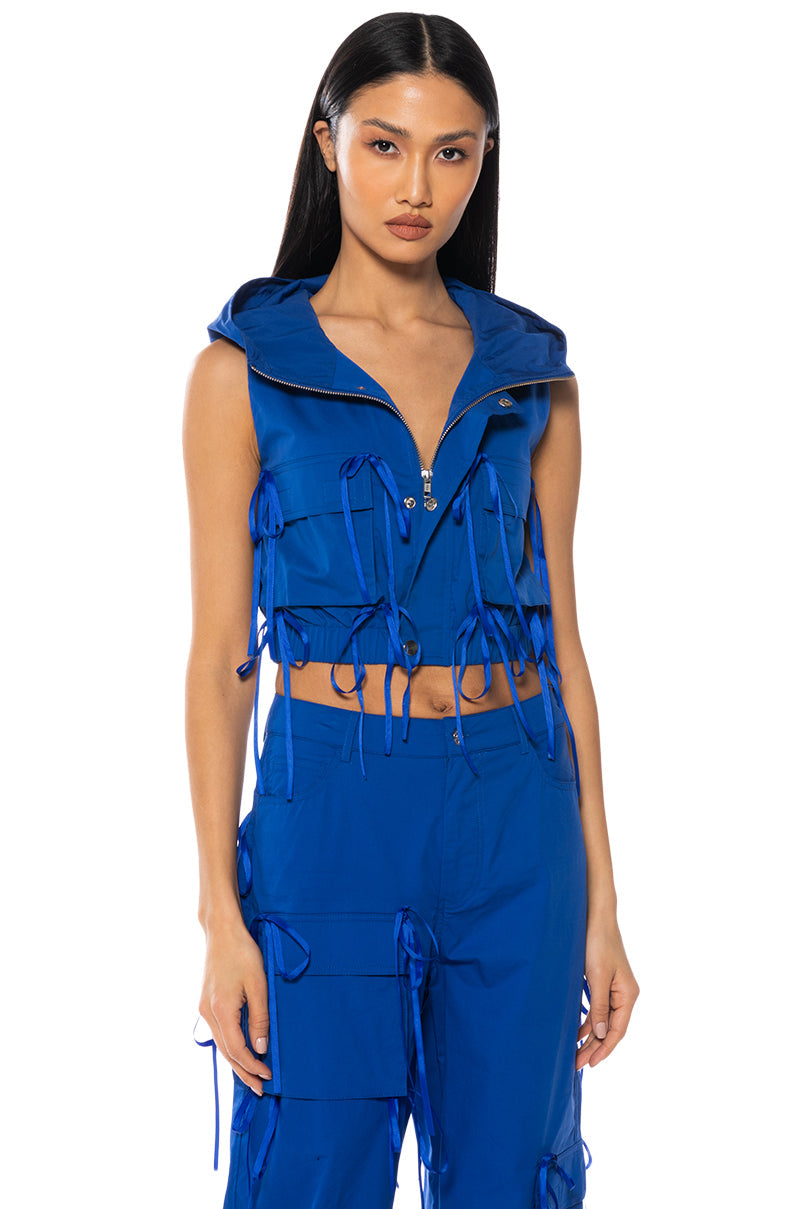 TALK OF THE TOWN HOODED TOP