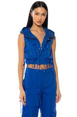 TALK OF THE TOWN HOODED TOP