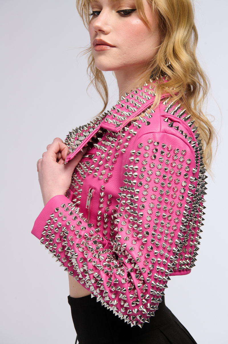 THE GAZETTE 3000 STUD PARTY ROCK MOTO JACKET