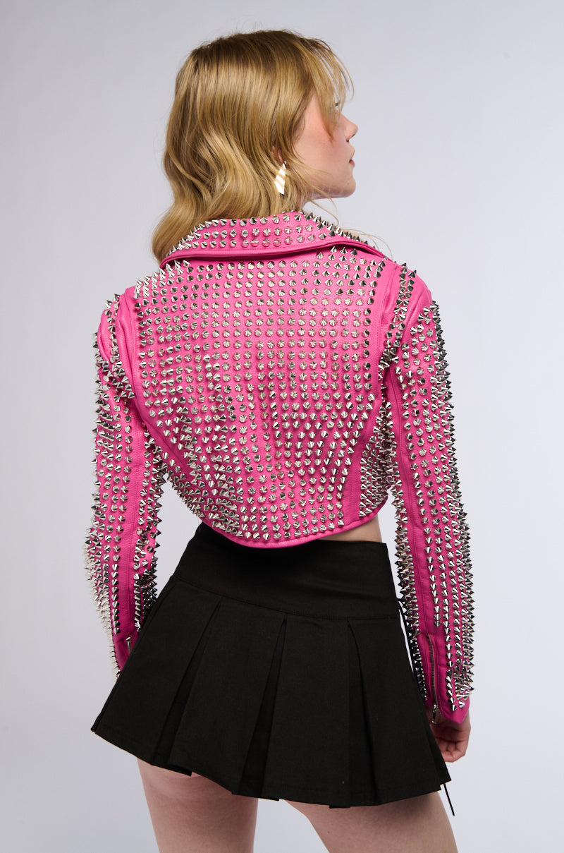 THE GAZETTE 3000 STUD PARTY ROCK MOTO JACKET