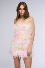 YOU WISH FLORAL MINI DRESS